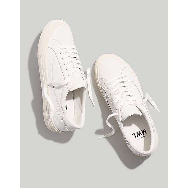 white sneakers