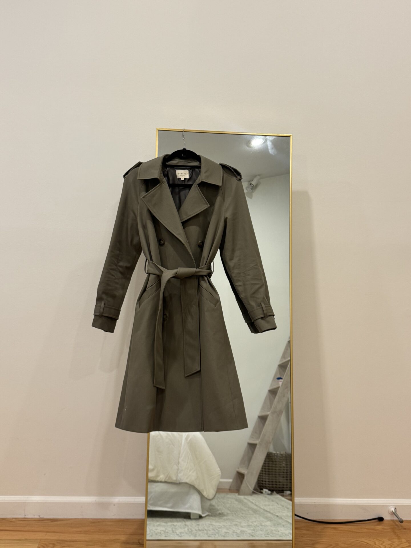 Sezane Scott trench coat review
