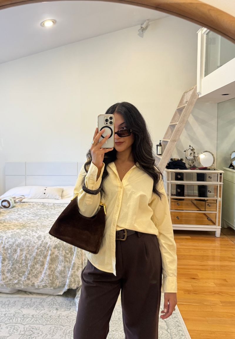 French button down tops