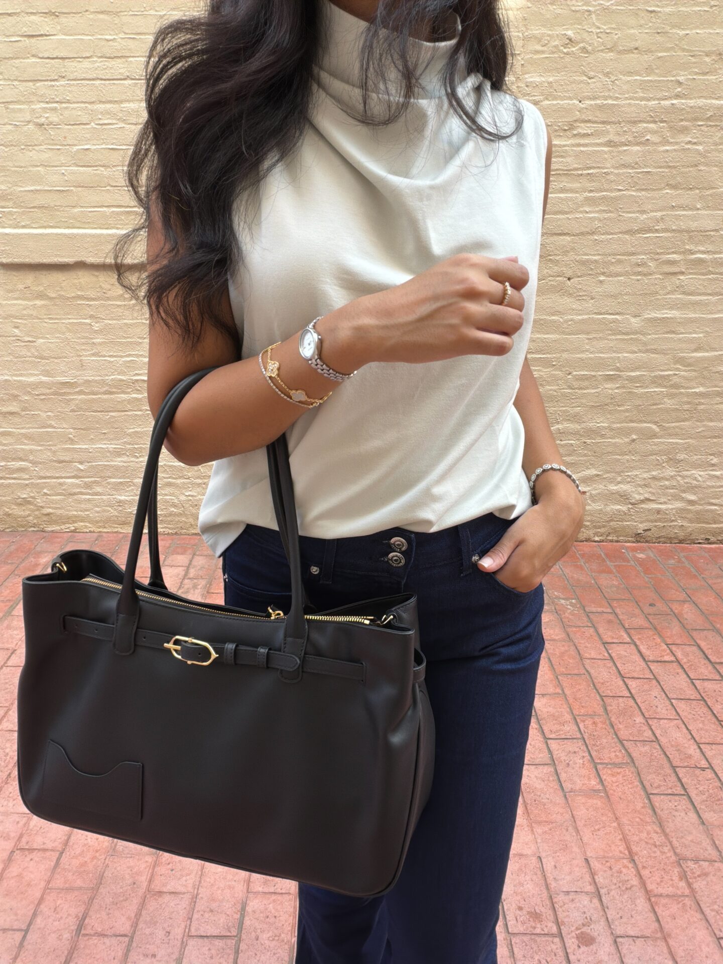 Oleada Marina Tote Onyx