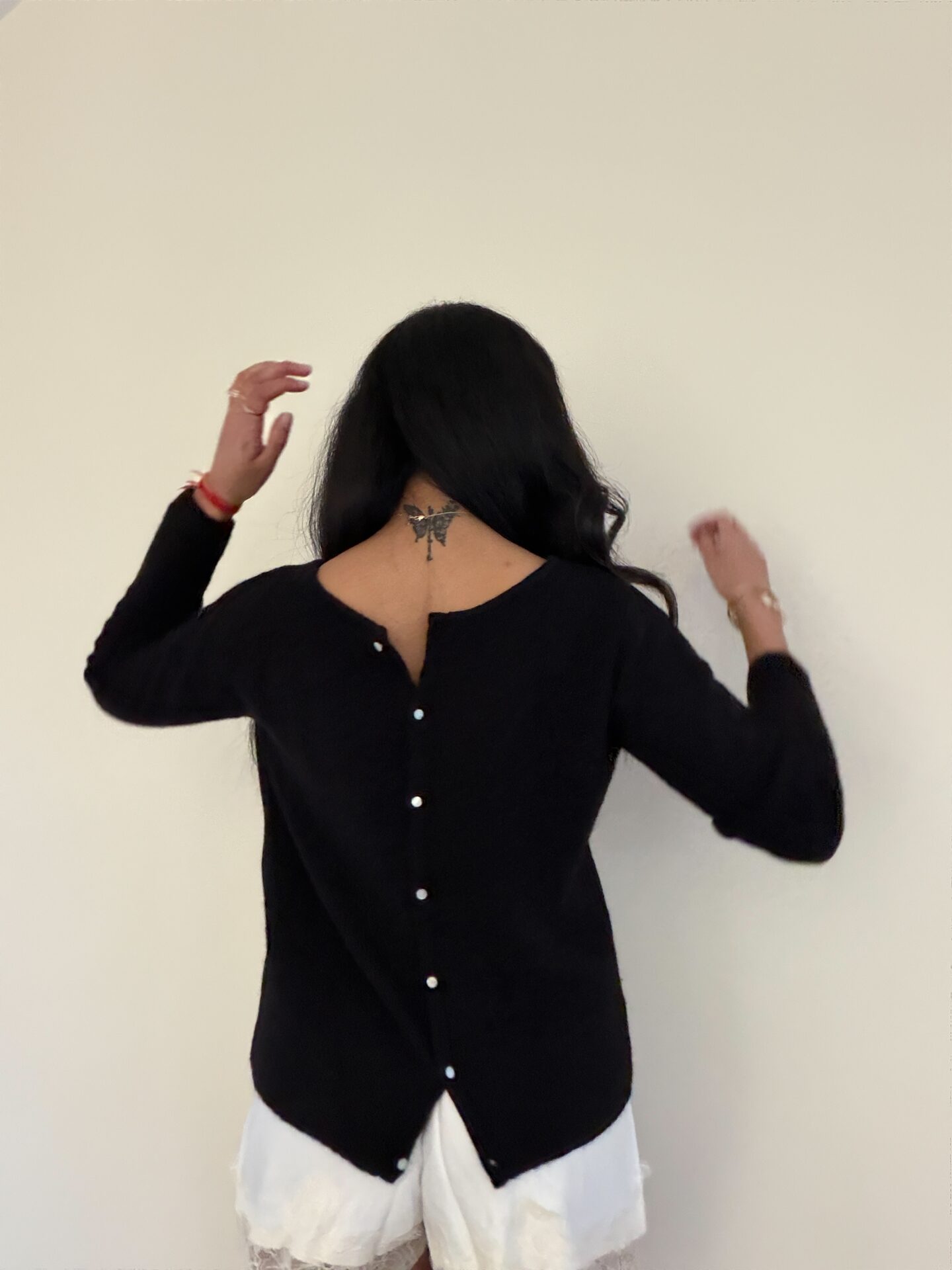 Sezane black gaspard cardigan