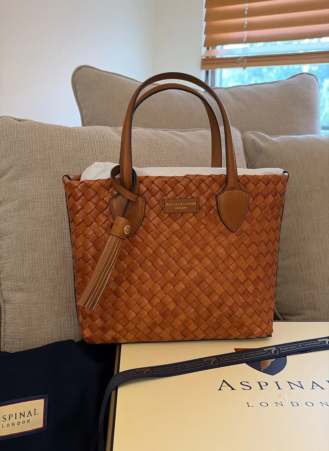 Aspinal of London island tote